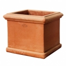 Massiver Terracottakasten aus Impruneta – klassischer Blumenkasten für Balkon und Garten